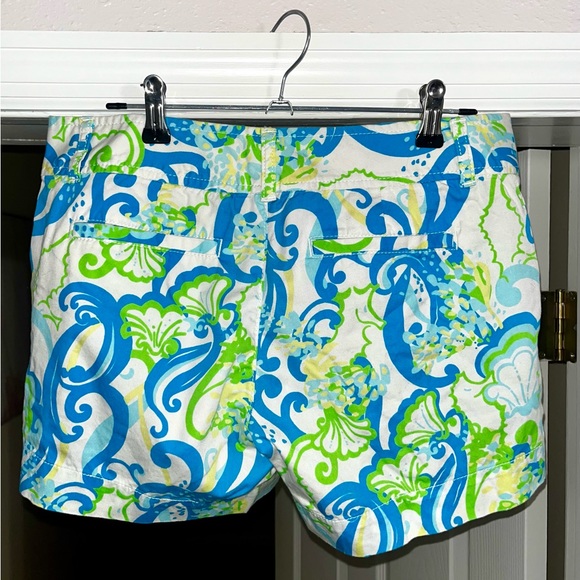 Lilly Pulitzer Callahan Short Crystal Coast Size 0 - Picture 3 of 5